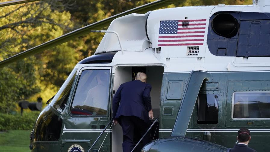 Trump pasará unos días en hospital militar por COVID-19