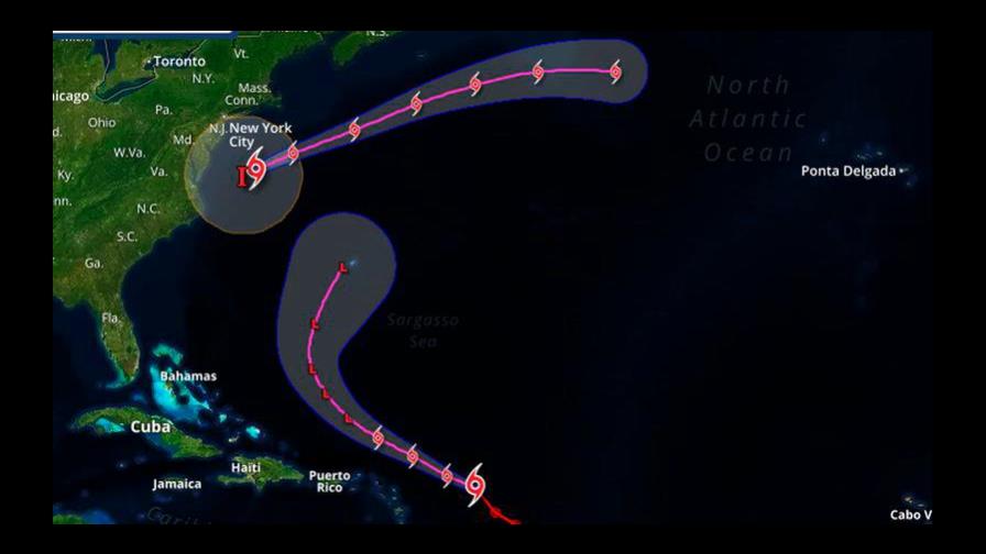 Tormenta Kyle se forma en Atlántico norte mientras Josephine avanza en Caribe