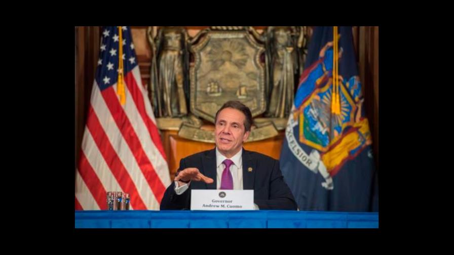 Cuomo se verá con Trump tras leve repunte en Nueva York de muertes por virus