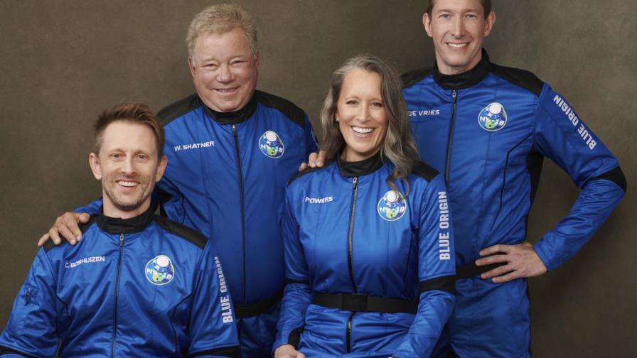 Astro de Star Trek William Shatner despega al espacio