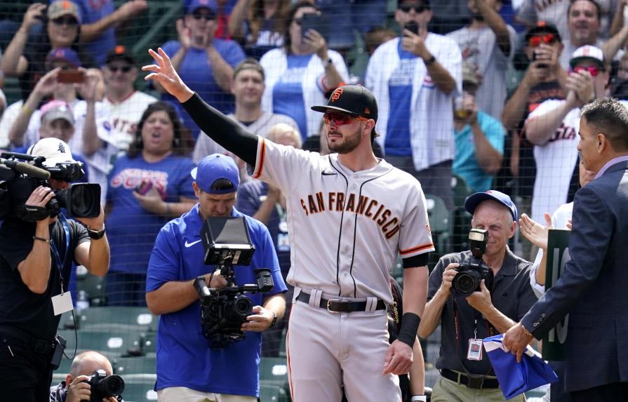 Bryant, ovacionado en su regreso al Wrigley; Gigantes ganan