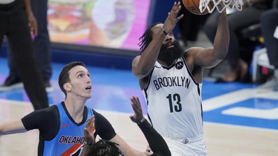 Sin extrañar a Durant, Nets asombran ante Thunder Sin extrañar a Durant, Nets asombran ante Thunder
