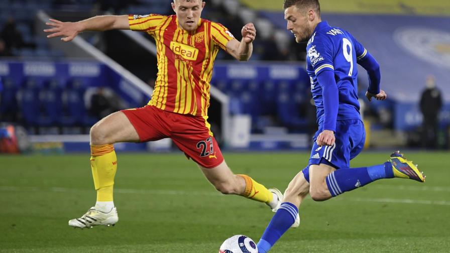 Leicester golea al West Brom; se afianza en el tercer puesto
