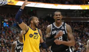 Murray guía ataque equilibrado y Spurs vencen a Jazz 113-104