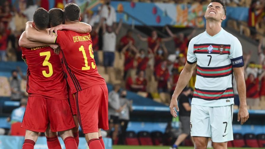 Bélgica destrona a la Portugal de Cristiano, pasa a cuartos
