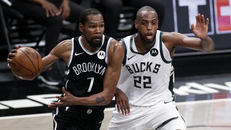 Durant e Irving guían a Nets a triunfo ante Bucks Durant e Irving guían a Nets a triunfo ante Bucks