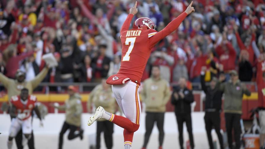 Con gol de campo de Butker, Chiefs vencen a Vikings Con gol de campo de Butker, Chiefs vencen a Vikings