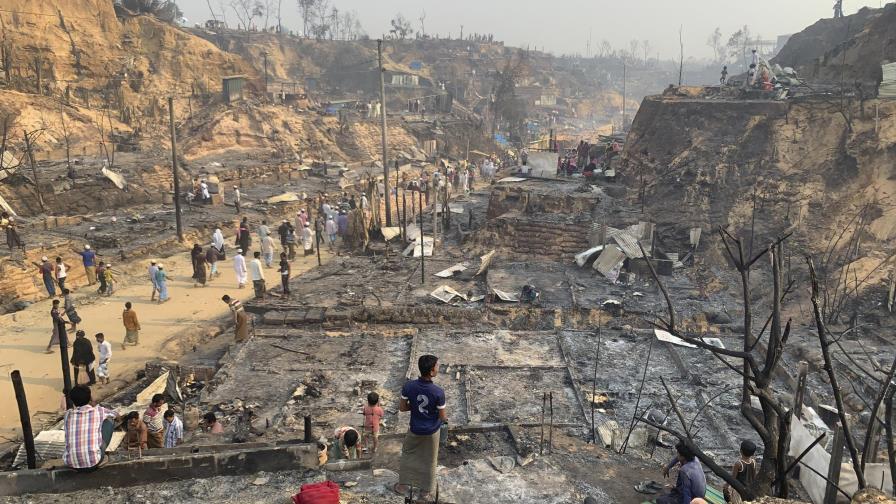 Bangladesh: hallan 15 cadáveres en campamento de refugiados