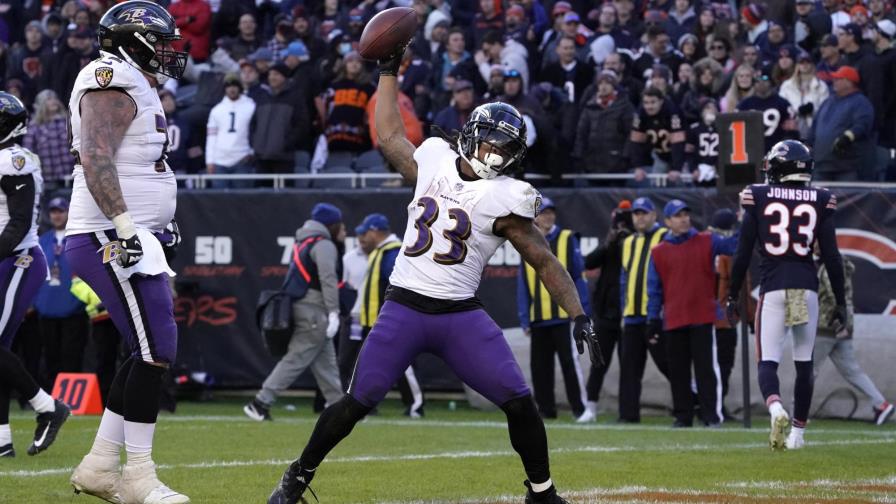 Sin Jackson, Ravens logran apretada victoria ante Bears