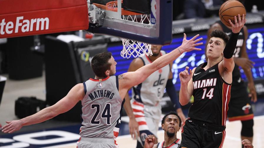 Con 31 puntos de Herro, Heat vence a disminuidos Wizards