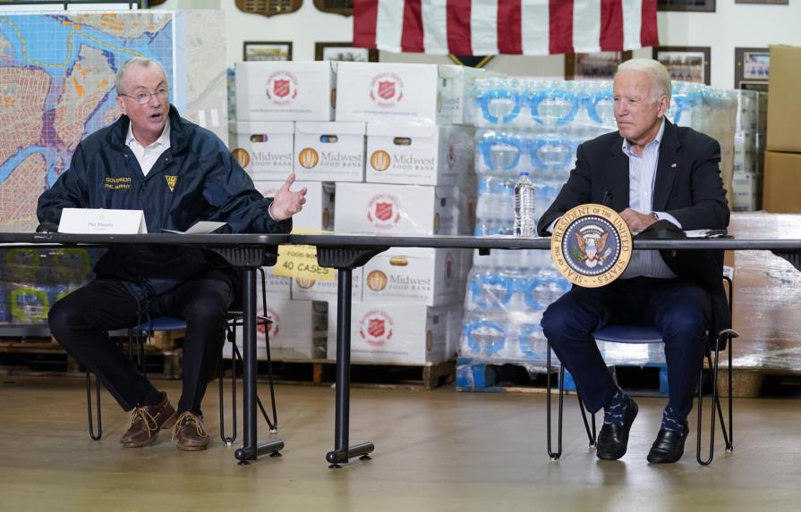 Presidente Biden recorre zonas afectadas por la tormenta Ida