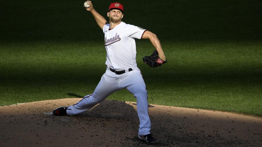 Voth lanza juego completo, Soto anota dos veces y Nacionales vencen a Filis