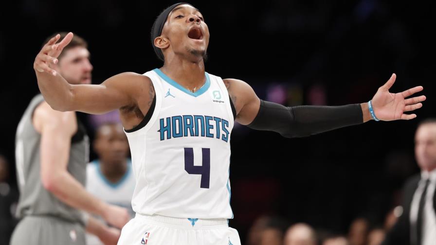 Graham mete 40 puntos y Hornets vencen 113-108 a Nets