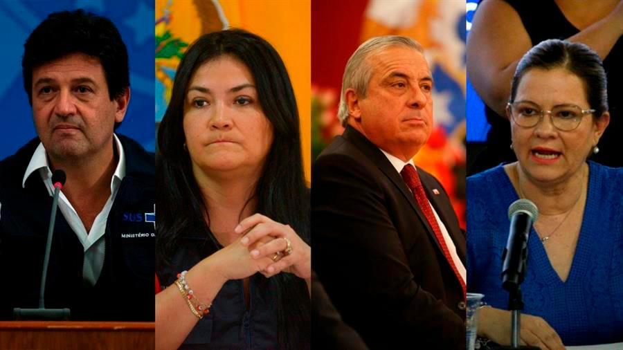 Los ministros “caídos” por el COVID-19 en Latinoamérica