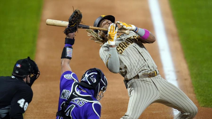 Myers sacude jonrón y Padres blanquean a Rockies 6-0