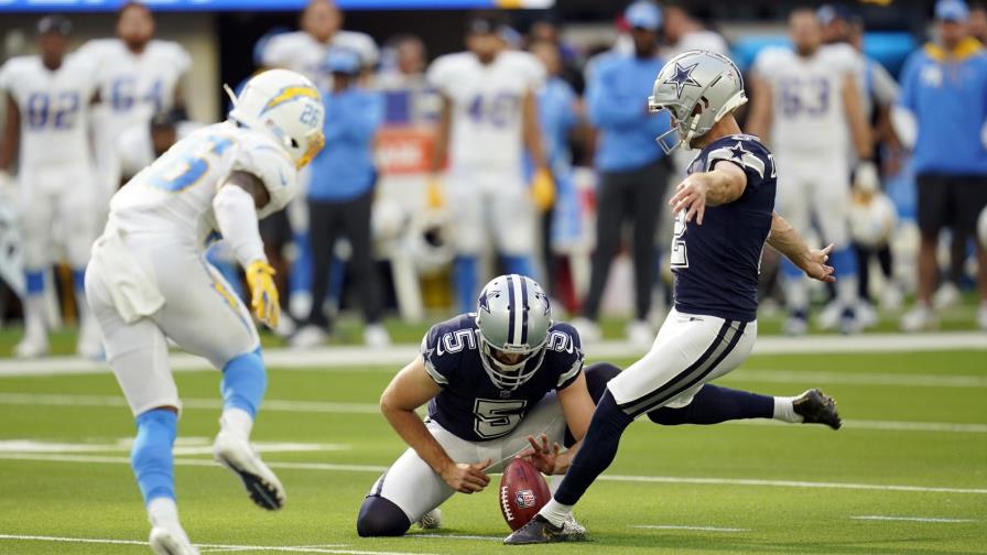 Con gol de Zuerlein, Cowboys vencen 20-17 a Chargers