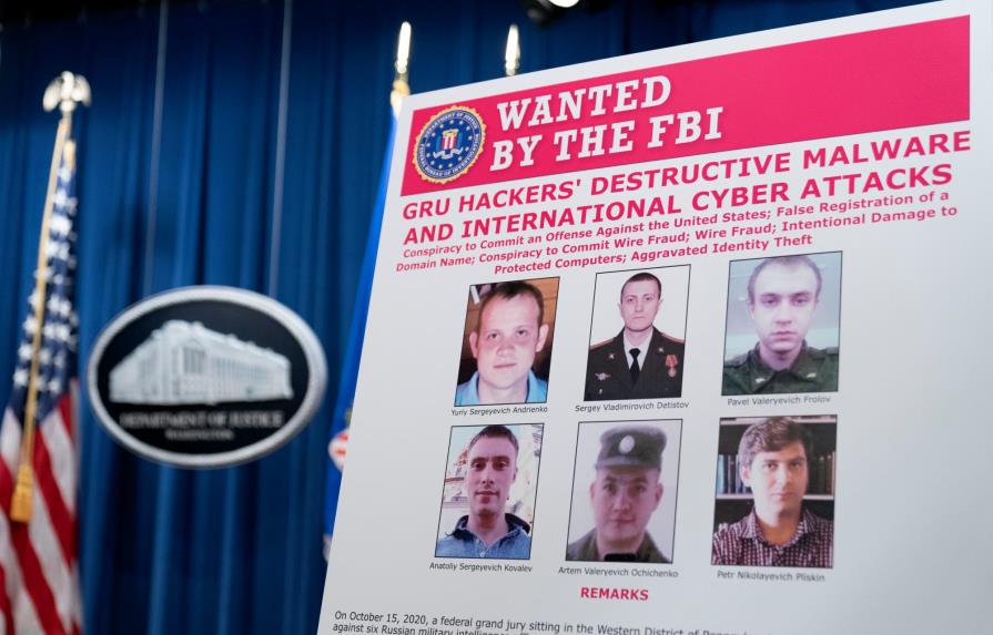 EEUU acusa a seis militares rusos de hackeo