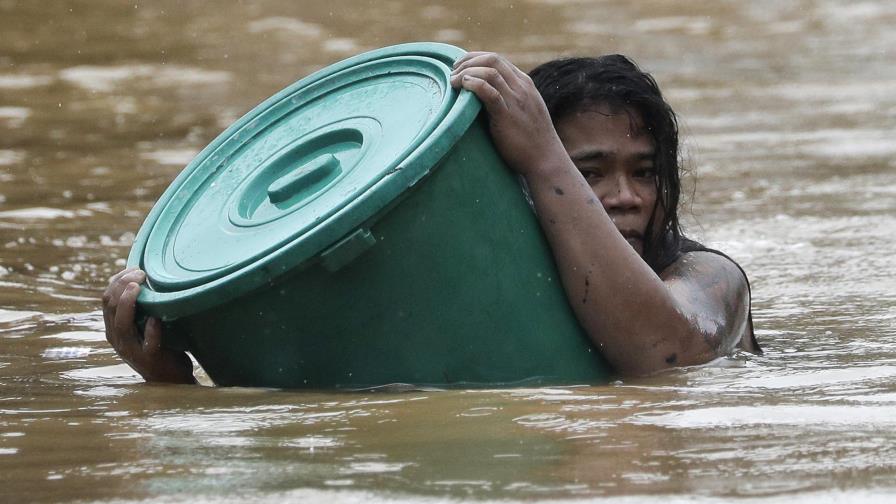 Tifón deja daños e inundaciones en el noreste de Filipinas
