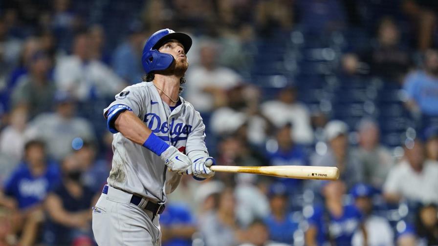 Bellinger dispara 2 jonrones; Dodgers derrotan a Filis