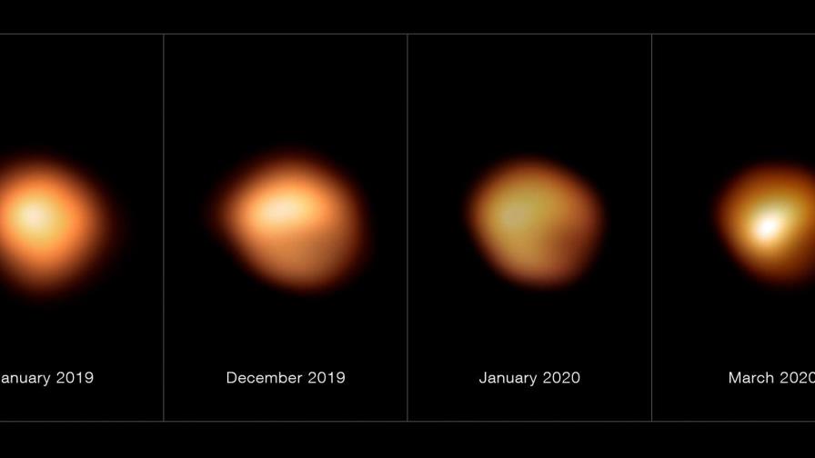 Nube de polvo estelar causó la “gran atenuación” de la estrella Betelgeuse