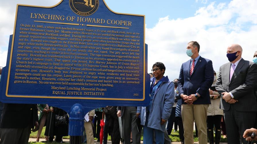 Maryland indulta a 34 víctimas de linchamientos raciales