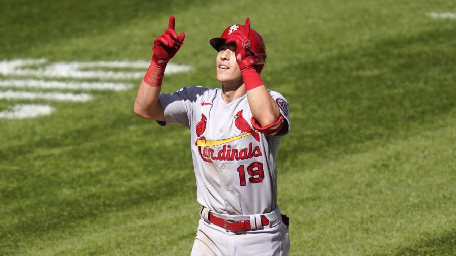 Edman batea 2 jonrones, en triunfo de Cardenales