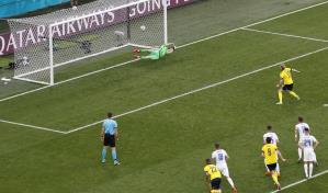 Suecia despacha a Eslovaquia con un gol de penal