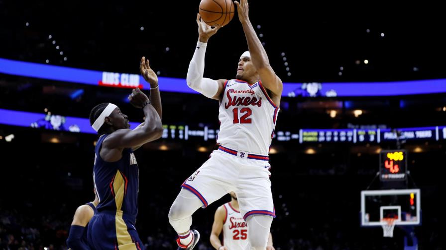 76ers sobreviven a susto y ganan 116-109 a Pelicans