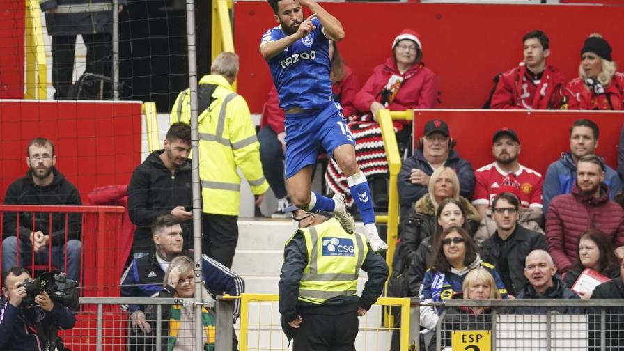 Everton empata 1-1 con ManU en el Old Trafford