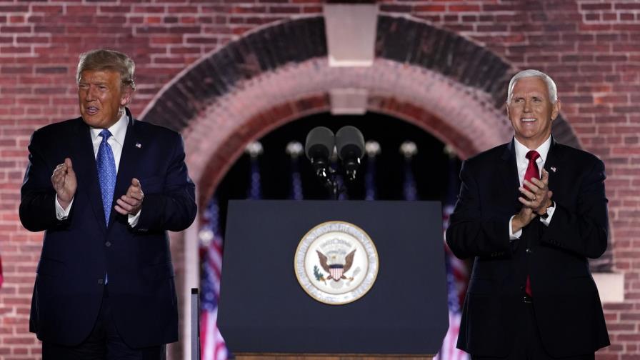 Pence defiende a la policía en la Convención Republicana