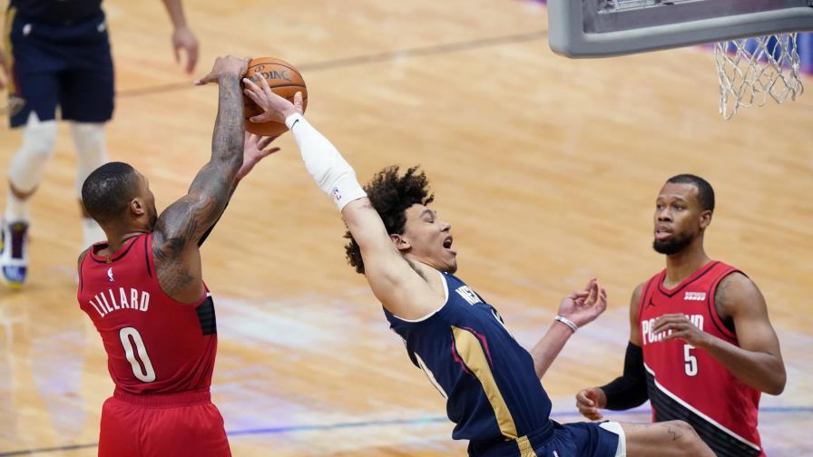 Lillard suma 43 puntos en triunfo de Blazers sobre Pelicans