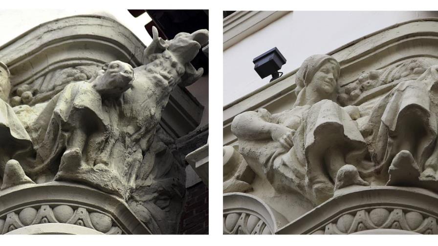 Restauración torpe de escultura en España genera burlas