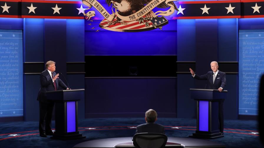 Trump y Biden intercambian insultos en el primer debate de la campaña en EE.UU.