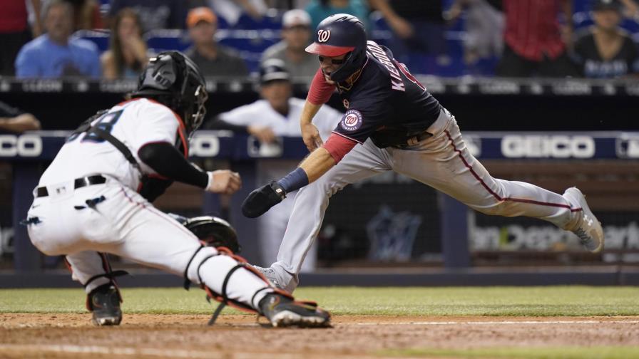 Alfaro define con sencillo; Marlins vencen 4-3 a Nacionales