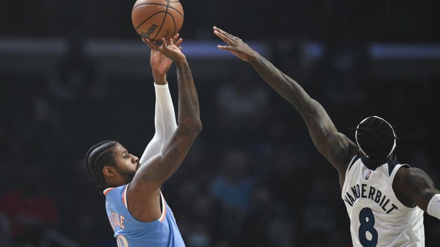 Clippers derrotan a Wolves 129-102 con 23 puntos de George
