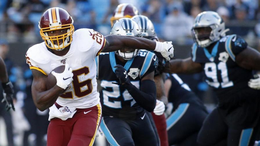 De la mano de Guice, Redskins sacan victoria sobre Panthers