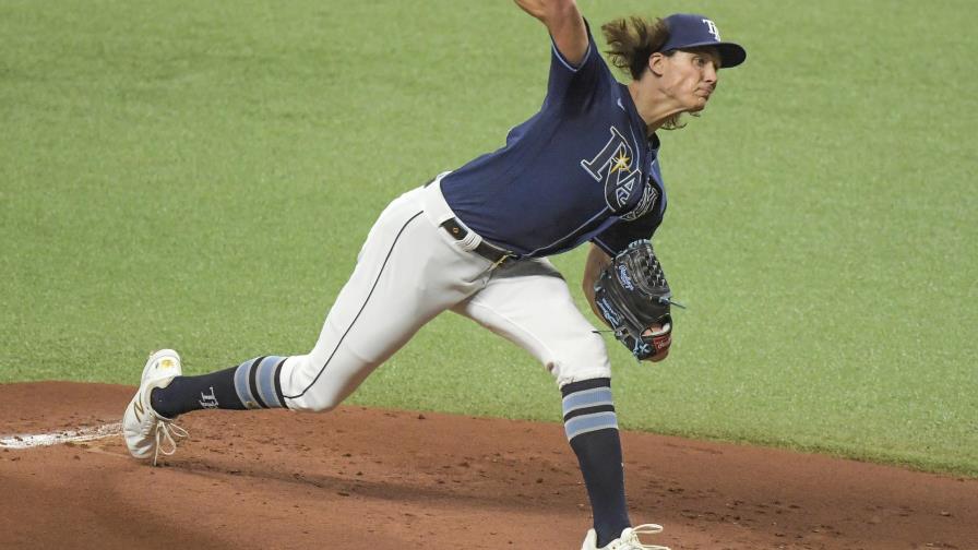 Glasnow poncha a 10; Rays se imponen a Atléticos