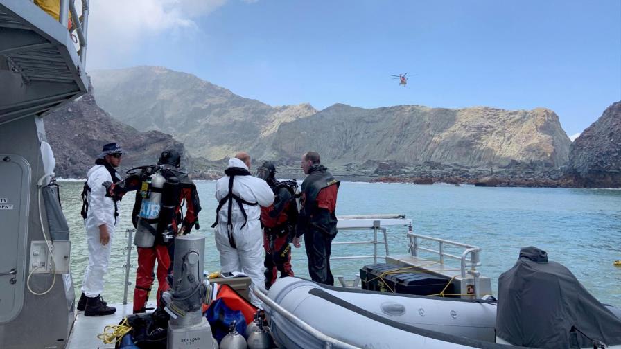 Nueva Zelanda: Gases merman tareas de búsqueda tras erupción Nueva Zelanda: Gases merman tareas de búsqueda tras erupción