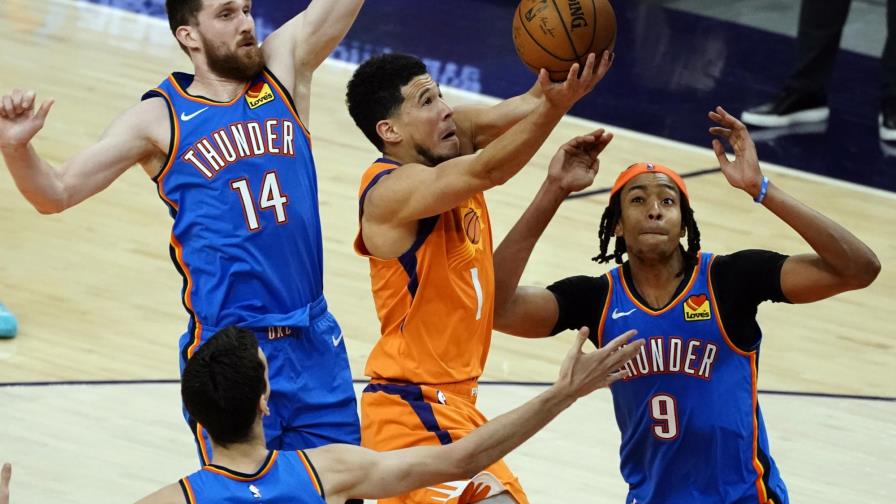 Suns toman ventaja de 30 en 1er periodo; aplastan a Thunder