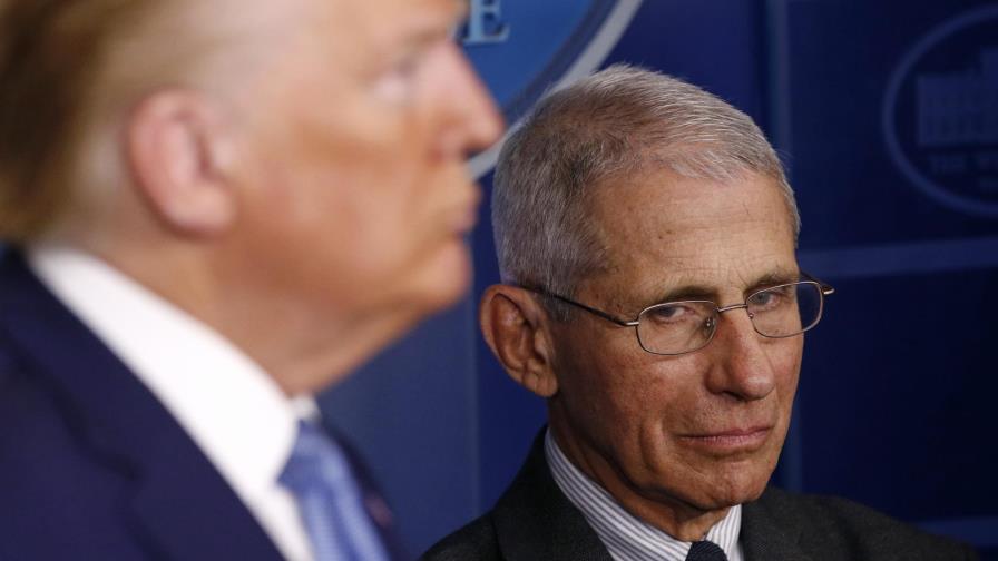 Fauci: No puedo impedir que Trump opine sobre coronavirus