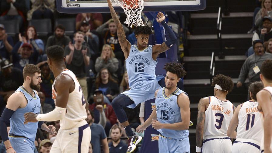 Morant brilla al final; Grizzlies derrotan a Suns