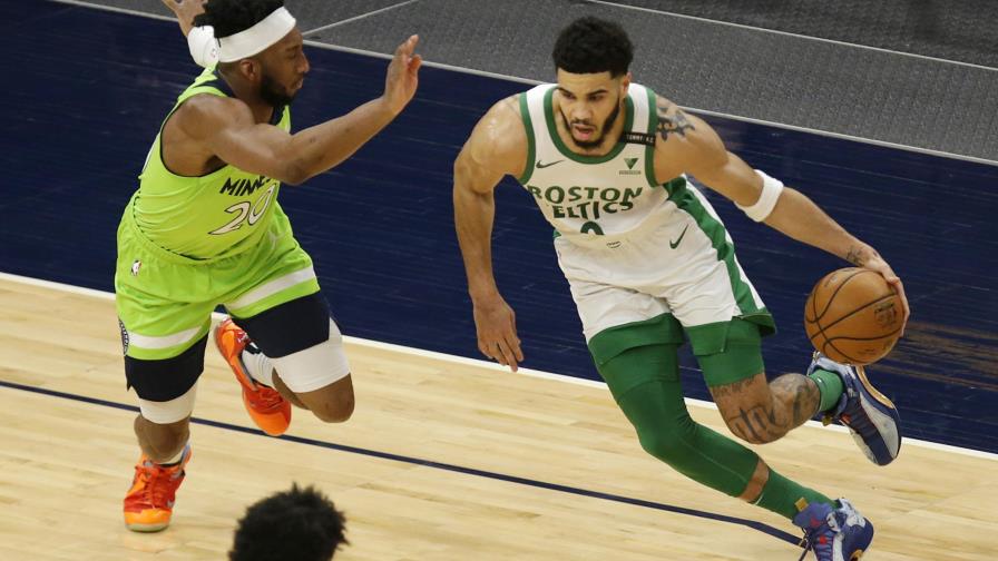 Sin equipo completo, Celtics superan a Timberwolves
