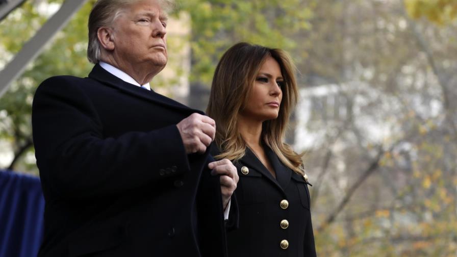 Trump inaugura desfile por Día de Veteranos en Nueva York