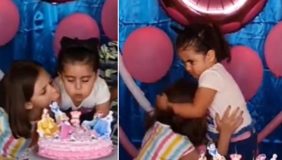 Origen del video viral de la niña que sopla la vela de cumpleaños de su hermana