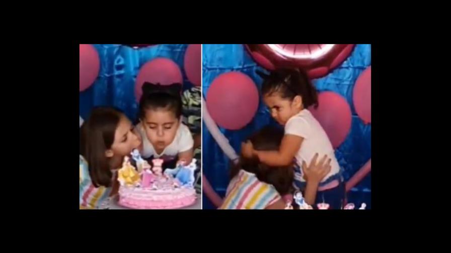 Origen del video viral de la niña que sopla la vela de cumpleaños de su hermana Origen del video viral de la niña que sopla la vela de cumpleaños de su hermana