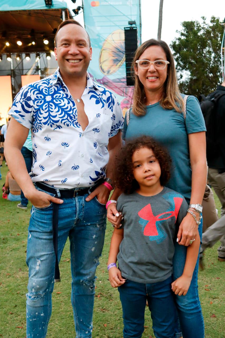 José Jhan, Elaine Paulino y Gael Rodríguez