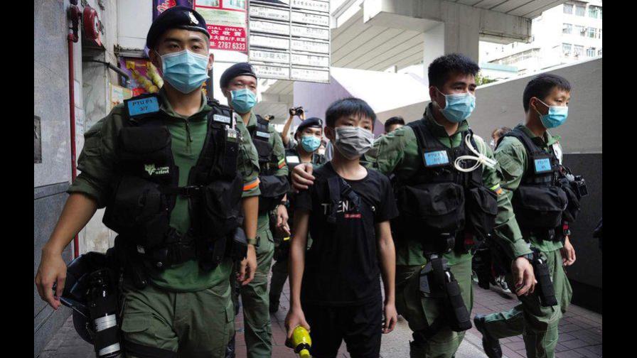 Arrestos en primer aniversario de enfrentamientos en Hong Kong 