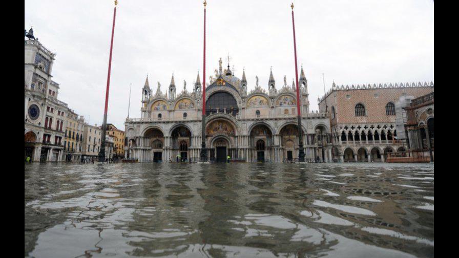 Marea alta inunda Venecia luego de que no se activó barrera