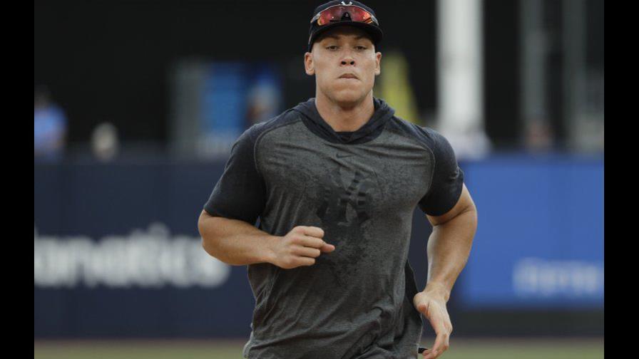 Aaron Judge no reanuda aún actividades Aaron Judge no reanuda aún actividades