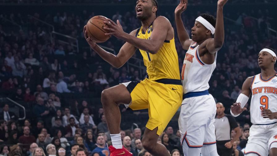 Pacers derrotan 106-98 a Knicks con 27 puntos de Warren